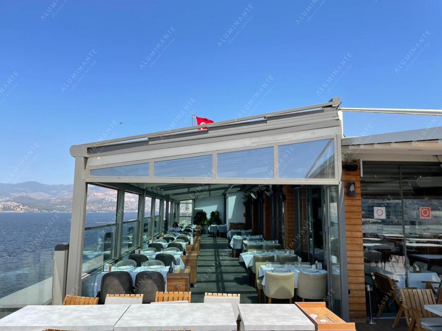 Restaurant with a sea view under a SKYTECH automatic glass roof, 15&nbsp;×&nbsp;5 m, photo 4