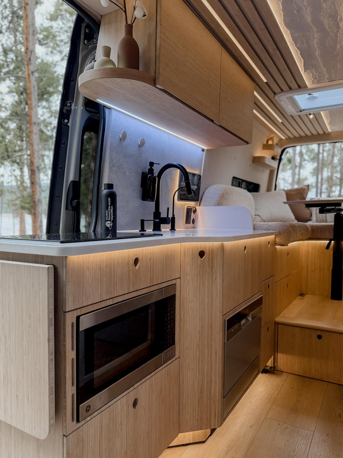 Microwave and oven combo