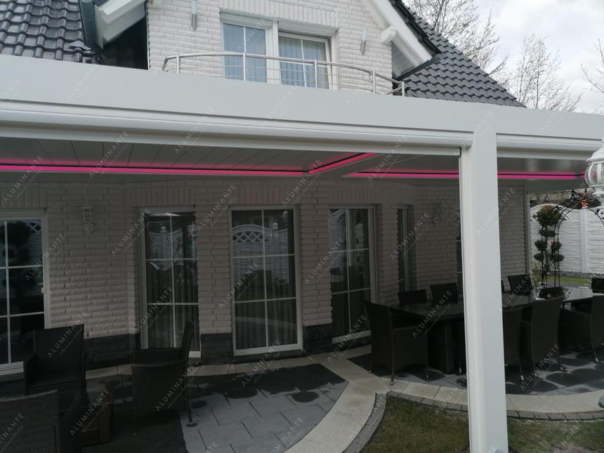 Wall-mounted pergola in two modules, 8&nbsp;×&nbsp;3 m, photo 2