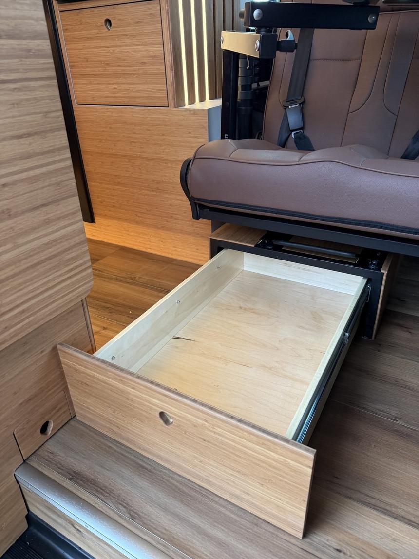 Bamboo plywood cabinetry