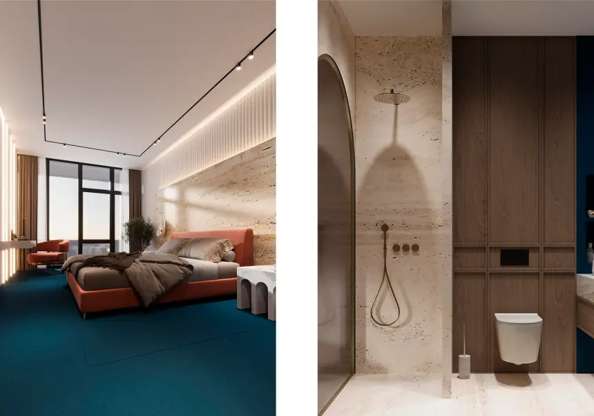 Spatium Hotel — интерьер апартаментов