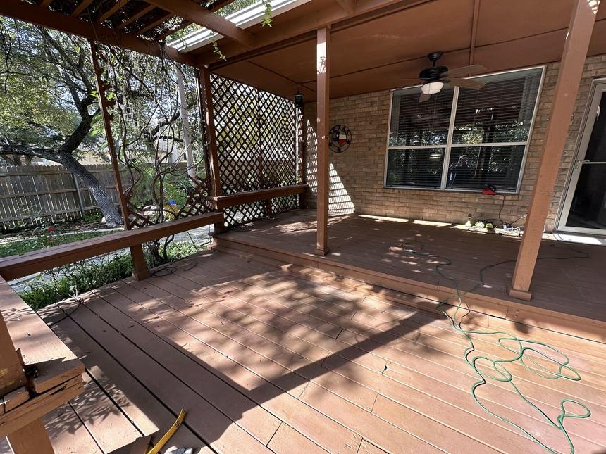 17-year-old wood deck restoration Austin TX — photo 2