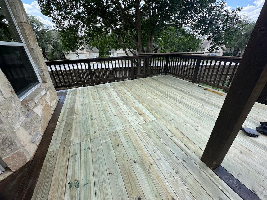 Cedar Park TX wood deck restoration — photo 7