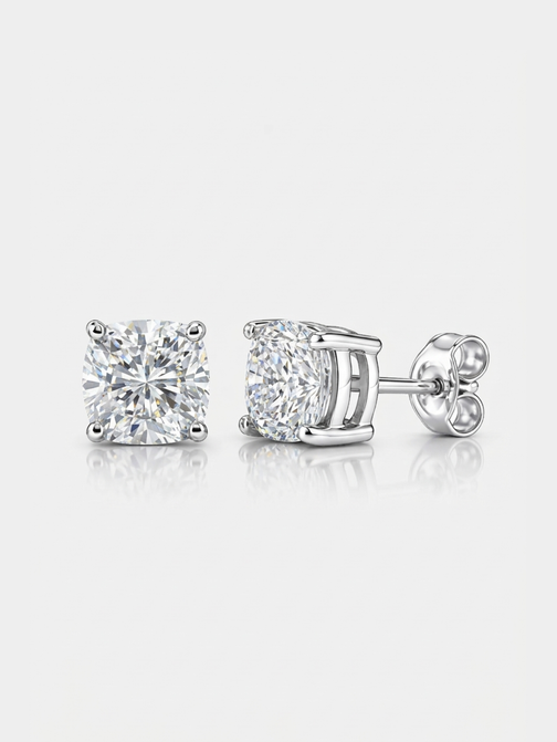 Сережки Cushion Cut
