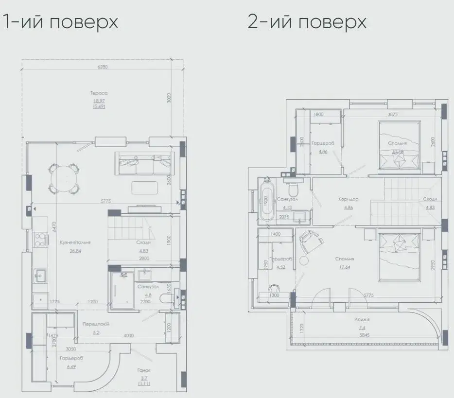 ONE CLUB VILLAGE — планировка таунхауса 5
