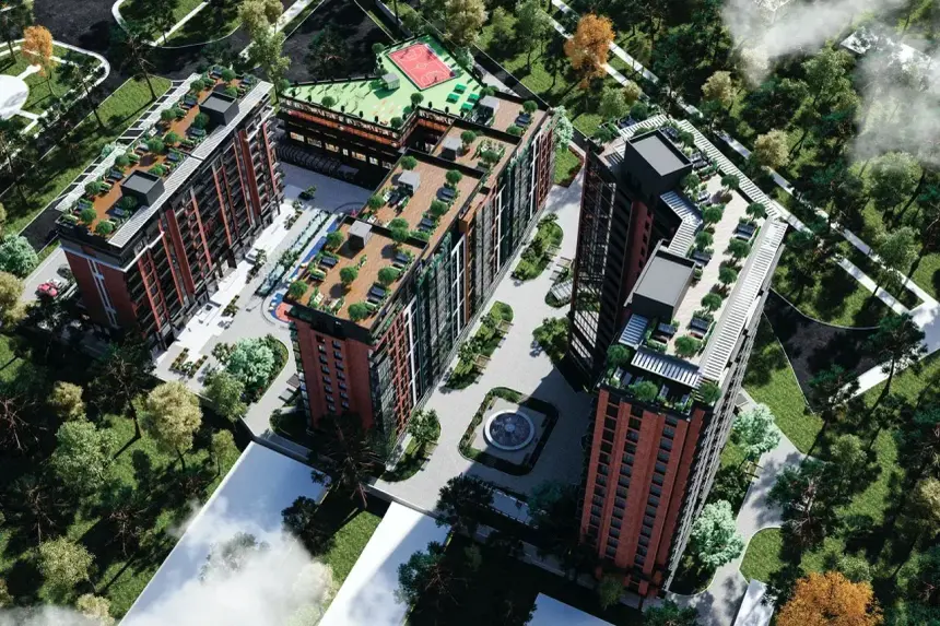 ЖК Derby Style House — благоустрій прибудинкової території