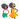 2 stehende Frauen