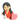Frau mit Dokumenten in der Hand