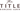 the title biancana logo