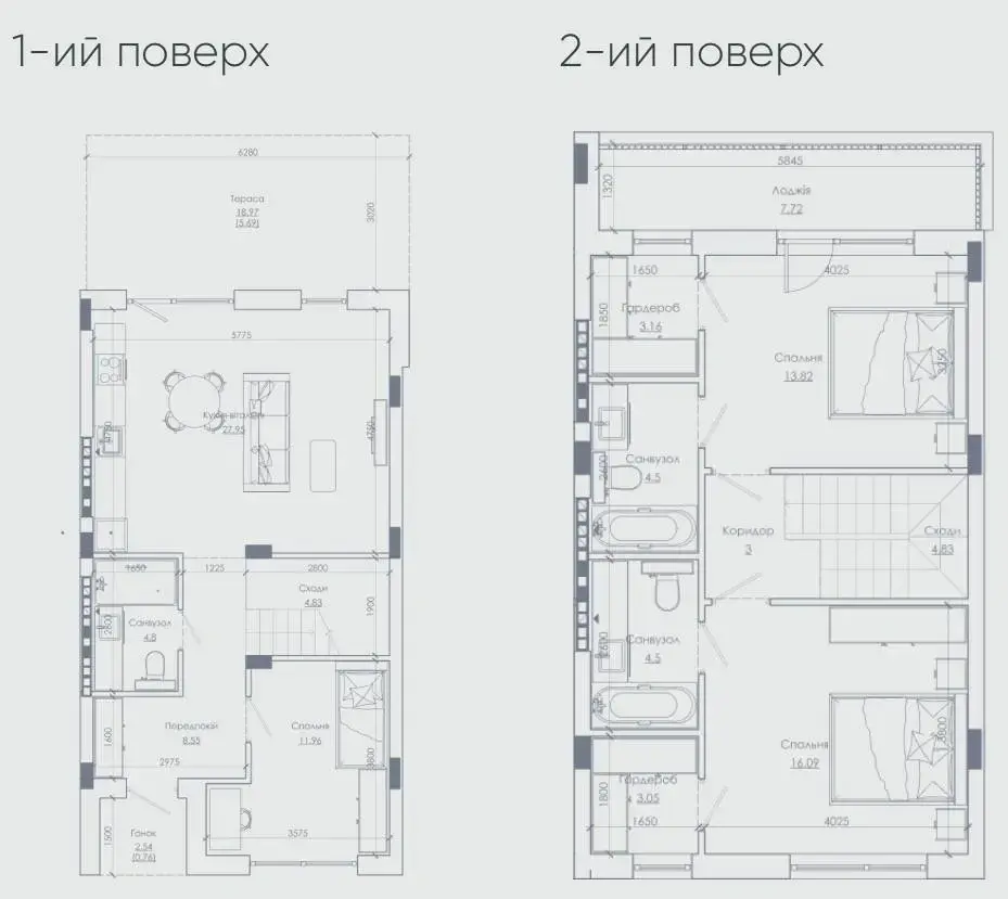 ONE CLUB VILLAGE — планировка таунхауса 4