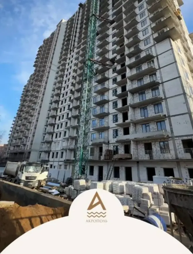 ЖК Акрополь — фотозвіт з будівництва, лютий 2026 року