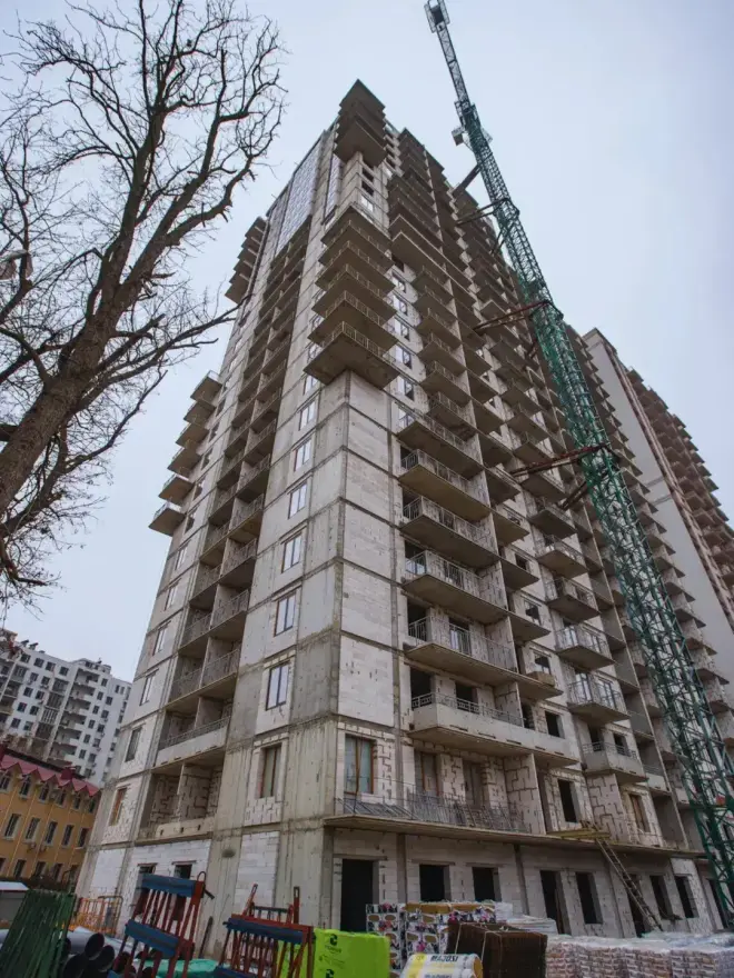 ЖК Акрополь — фотозвіт з будівництва, грудень 2025 року