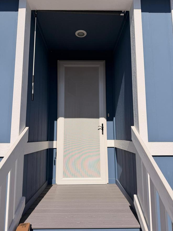 Security screen door installed in Orange County, CA