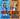The logo for the podcast Giant Geek vs. Mega n00b.