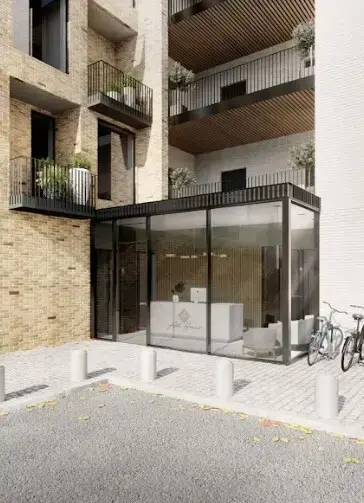 ЖК Art House — територія та вхідна група комплексу