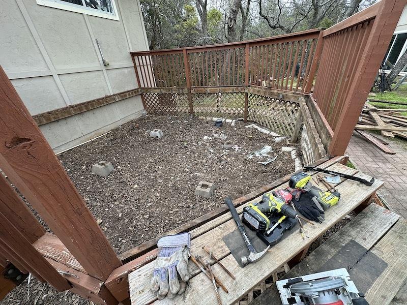 Two wooden decks and bridge restoration Austin TX — photo 5
