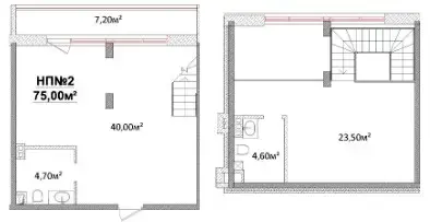 2-комнатная квартира в ЖК Оскар — вариант 3