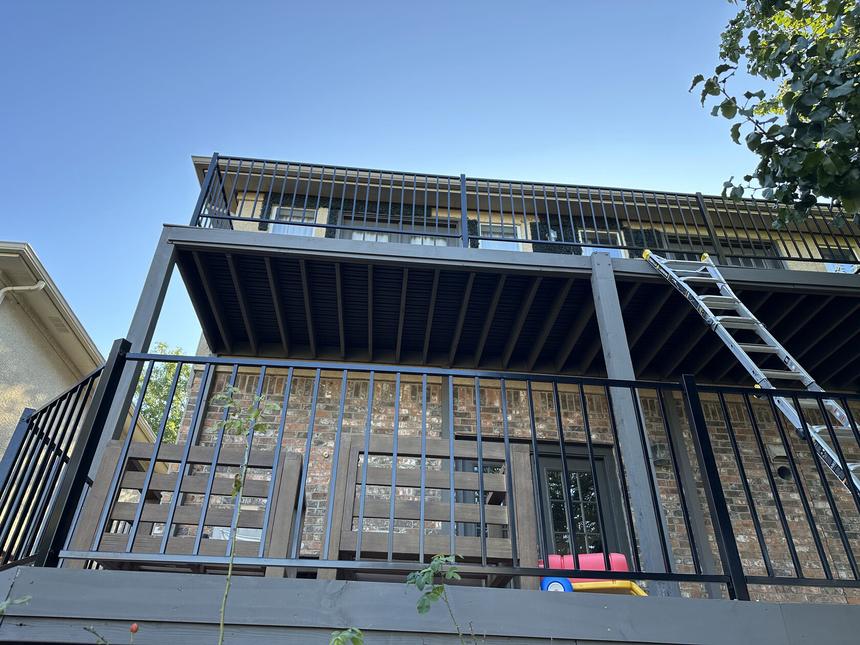 Two-Level Wood Deck Restoration — Austin, TX