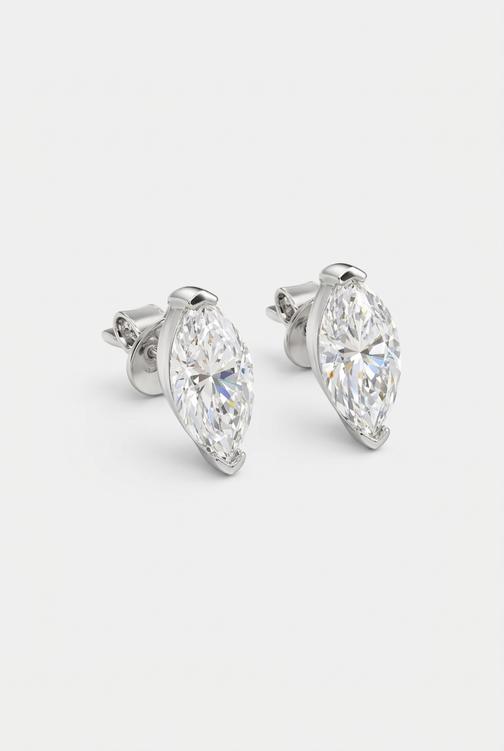 Сережки Marquise Cut