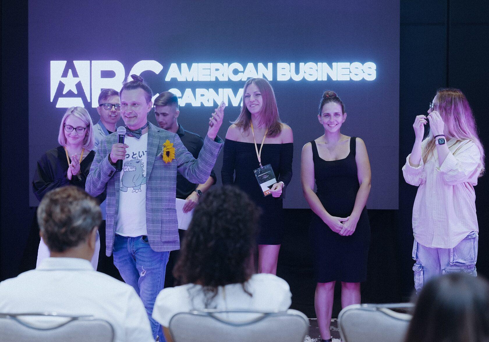 Panel discussion at tech event