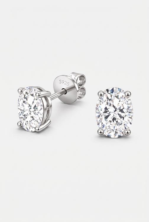 Сережки Oval Cut