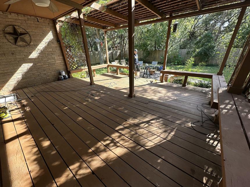 17-year-old wood deck restoration Austin TX — photo 4