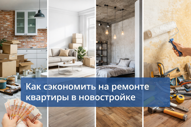Экономия на ремонте квартиры в новостройке