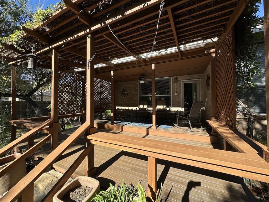 17-year-old wood deck restoration Austin TX — photo 13