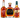 Corozon, fireball, svedka bottles