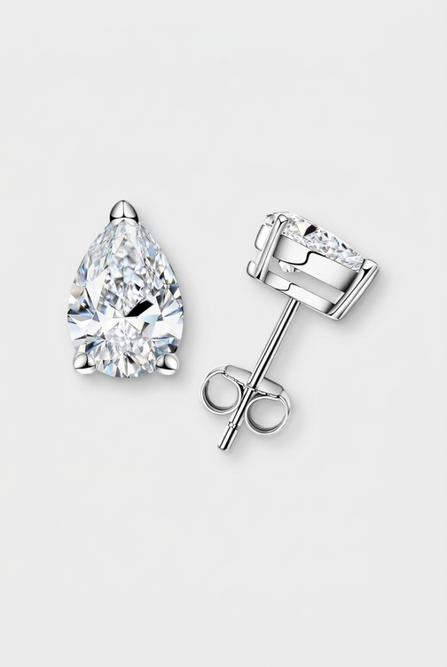 Сережки Pear Cut