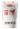 "The Base Beverage Cream Latte premix powder pouch next to a glass of iced cream latte topped with whipped cream and dried orange slice. A convenient way to enjoy creamy coffee flavor.