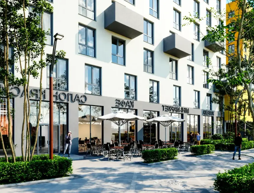 ЖК Riel City — коммерческие помещения на первых этажах