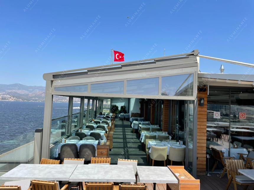 Restaurant with a sea view under a SKYTECH automatic glass roof, 15&nbsp;×&nbsp;5 m, photo 7