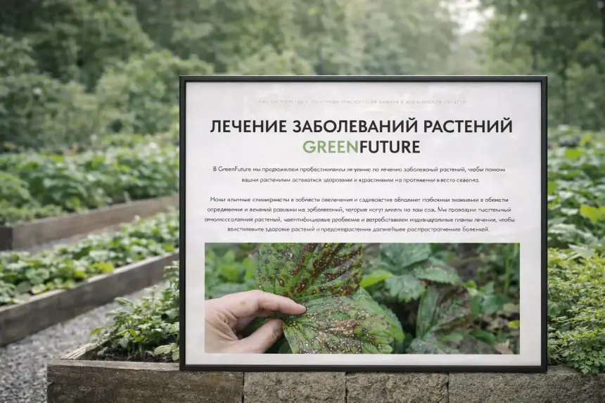 Страница проекта GreenFuture на экране ноутбука