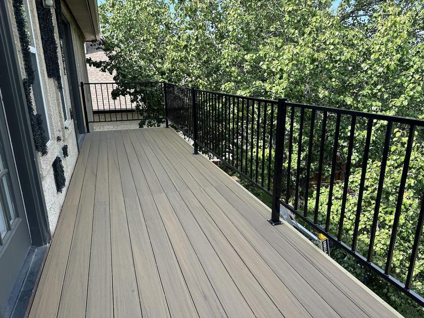 Two-level wood deck restoration Austin TX — photo 4