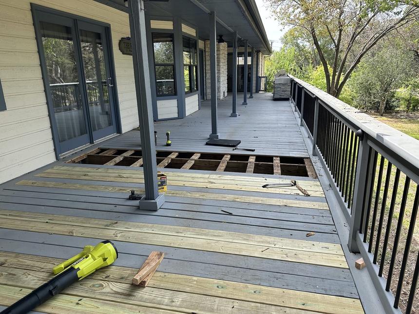 Wood deck repair Lakeway TX — photo 2
