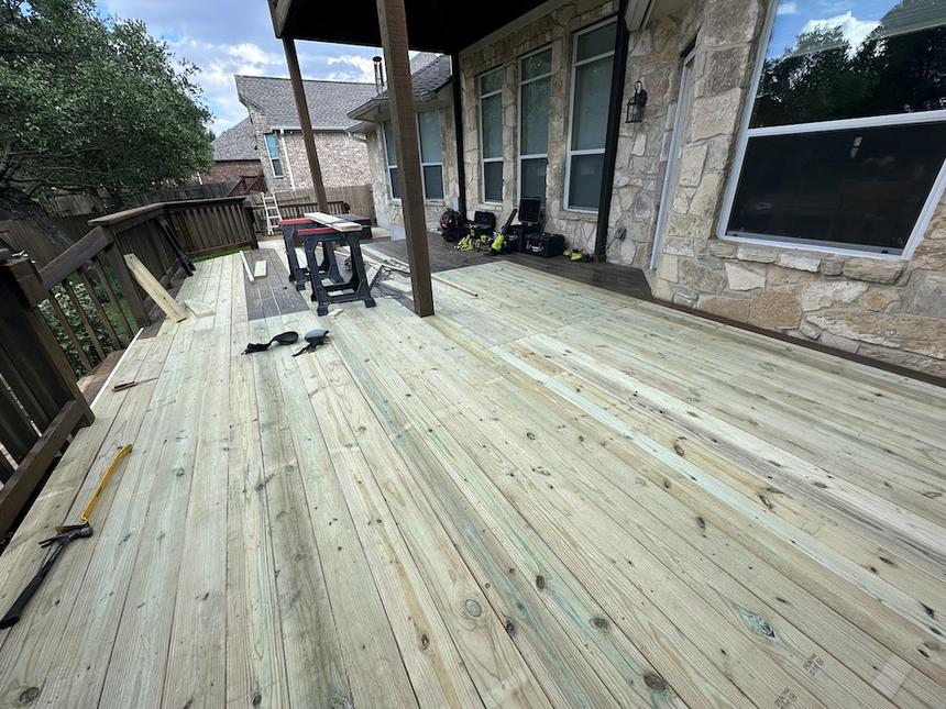 Cedar Park TX wood deck restoration — photo 8