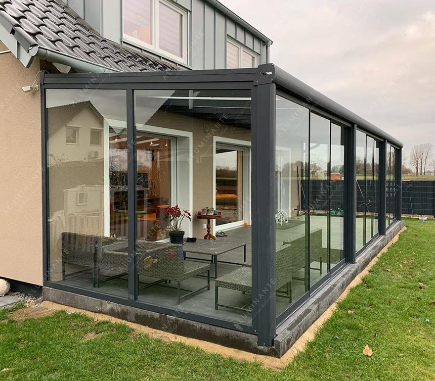 House terrace 6&nbsp;×&nbsp;3 m with ORIZZONTE THERMO double-glazed walls, photo 3