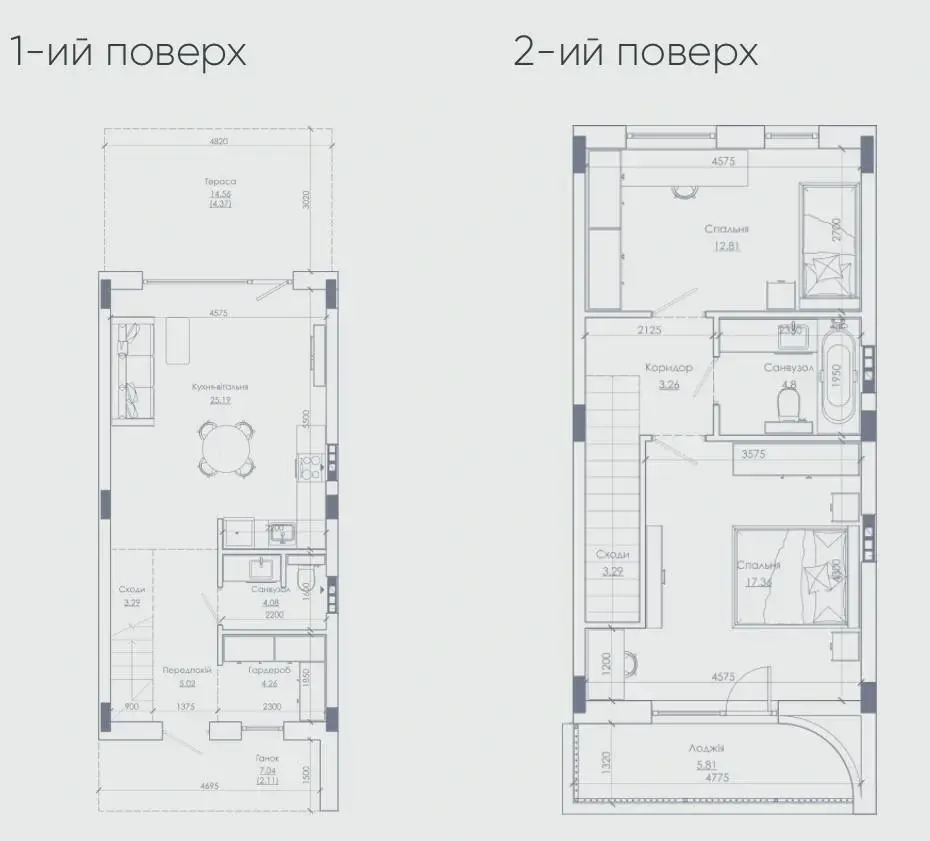 ONE CLUB VILLAGE — планировка таунхауса 3