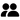 Two figures icon