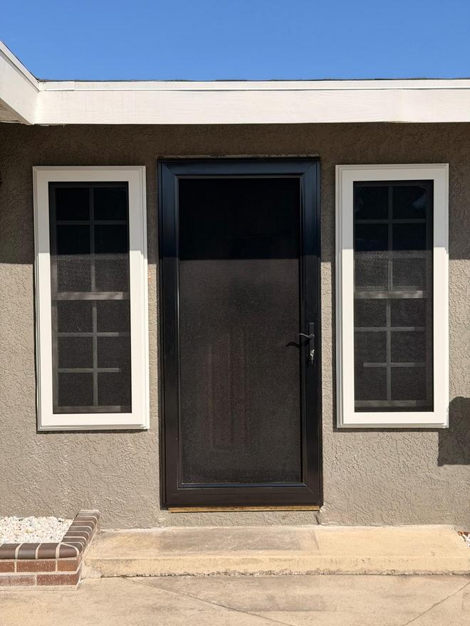 Security screen door installed in Anaheim, CA