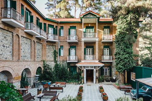 New Helvetia Hotel in Platres, Cyprus