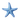 blue sea star