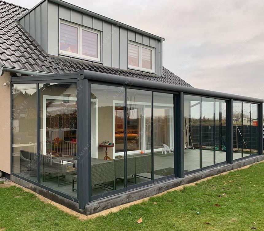 House terrace 6&nbsp;×&nbsp;3 m with ORIZZONTE THERMO double-glazed walls, photo 1