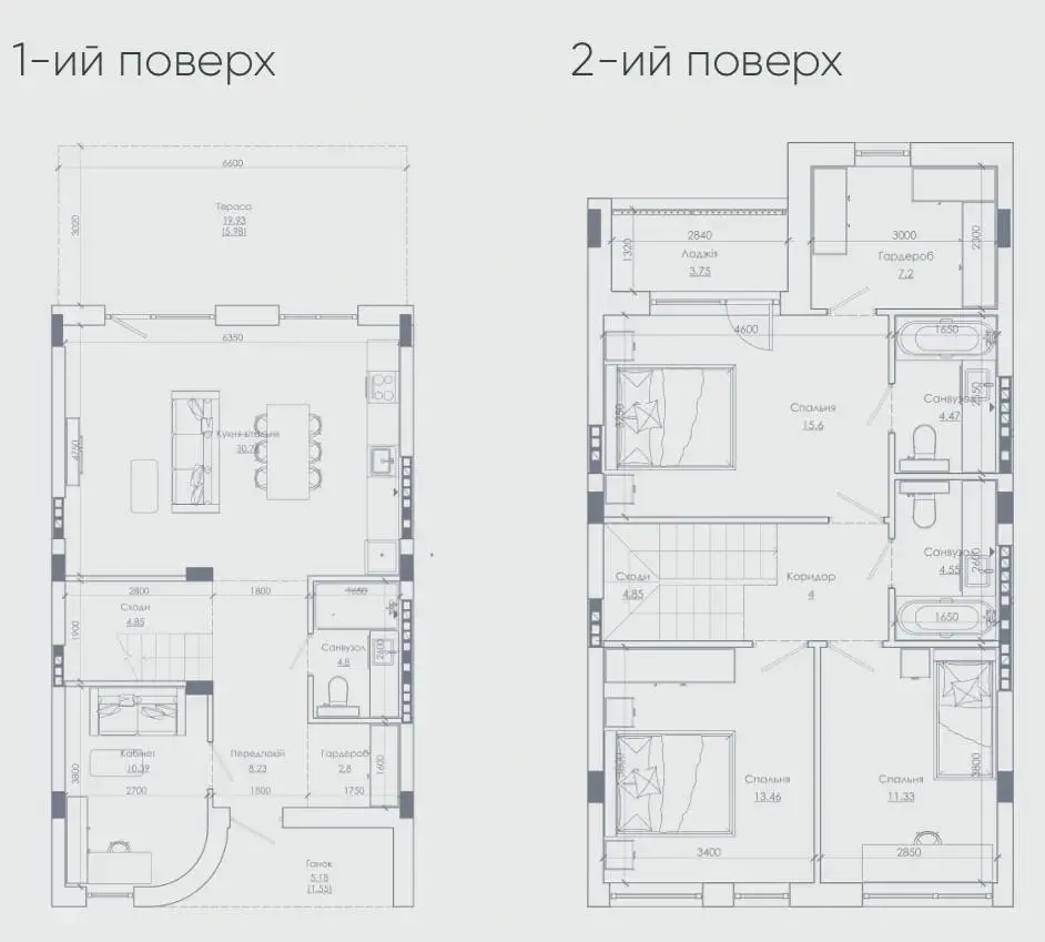 ONE CLUB VILLAGE — планировка таунхауса 2