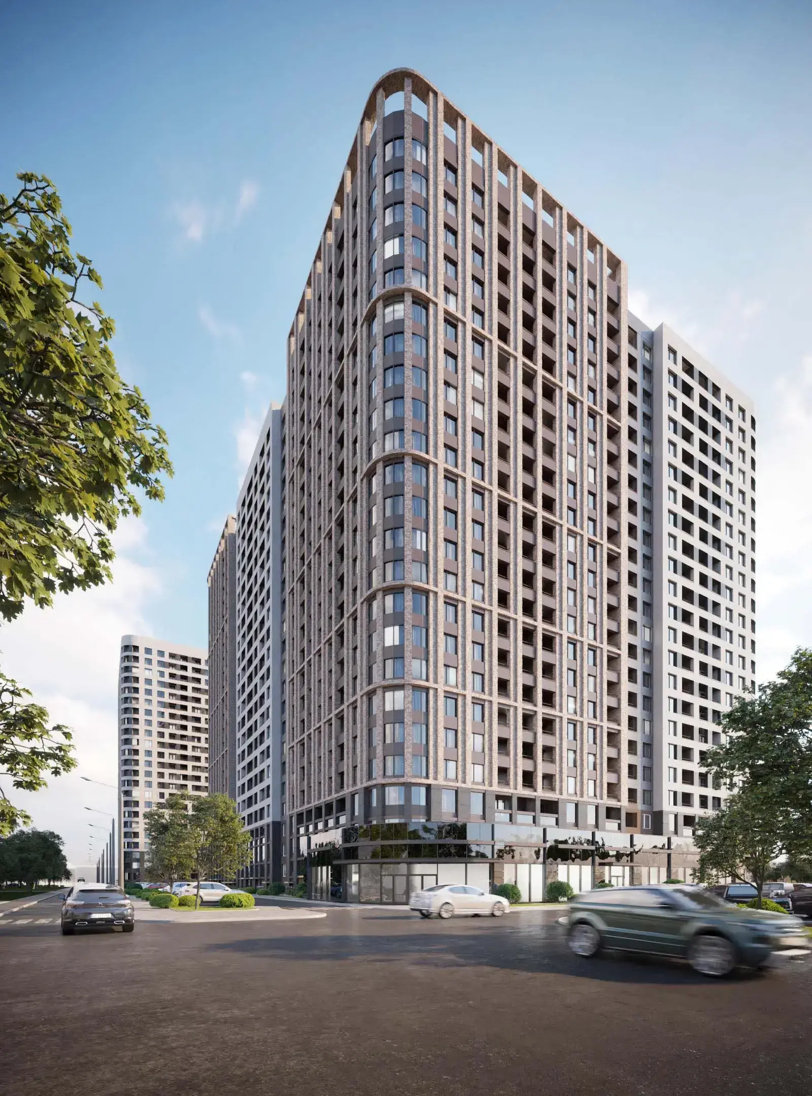 ЖК Modern — интерьер жилого комплекса бизнес-класса