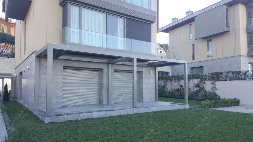 Wall-mounted ACURA louvered pergola 8&nbsp;×&nbsp;2.5 m, photo 8