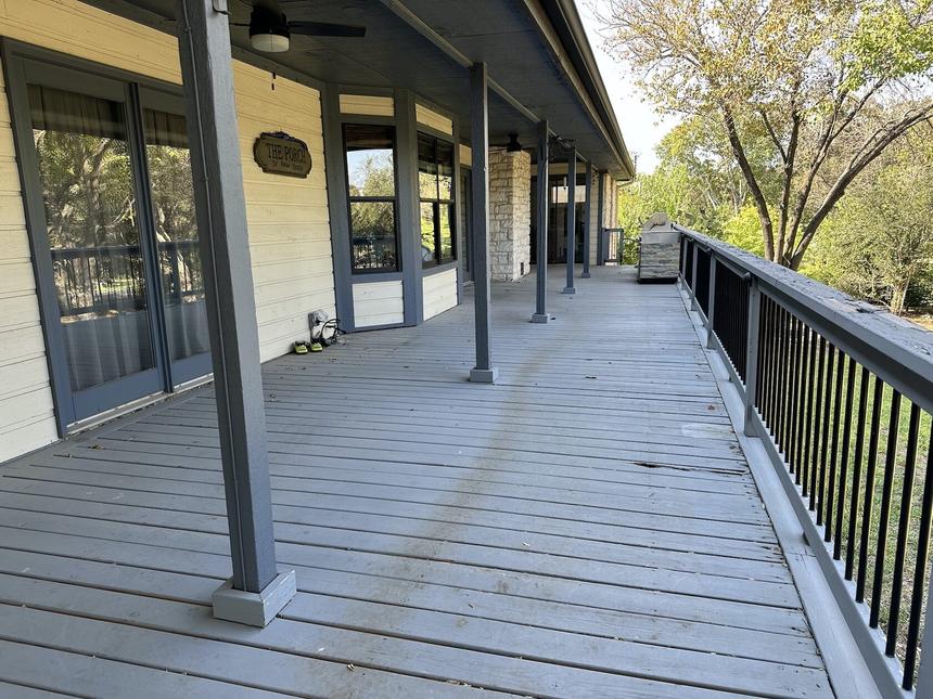 Wood deck repair Lakeway TX — before