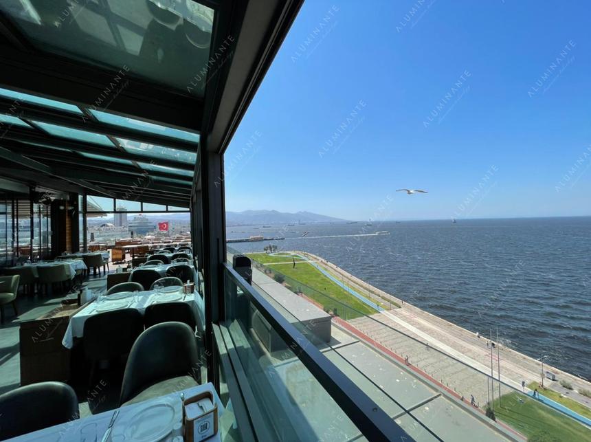 Restaurant with a sea view under a SKYTECH automatic glass roof, 15&nbsp;×&nbsp;5 m, photo 13