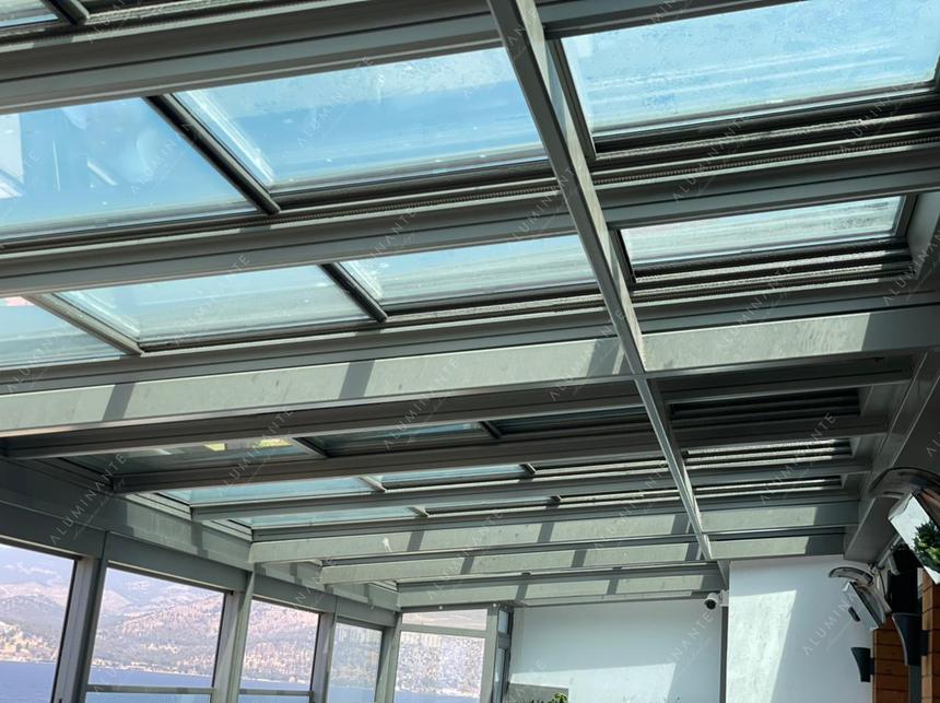 Restaurant with a sea view under a SKYTECH automatic glass roof, 15&nbsp;×&nbsp;5 m, photo 11